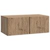 vidaXL Sienā piestiprināms TV skapis 98 x 31 cm Artisan Ozols