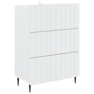 vidaXL Atvilktņu skapis Balts 66 x 34,5 x 92 cm Inženierijas koks