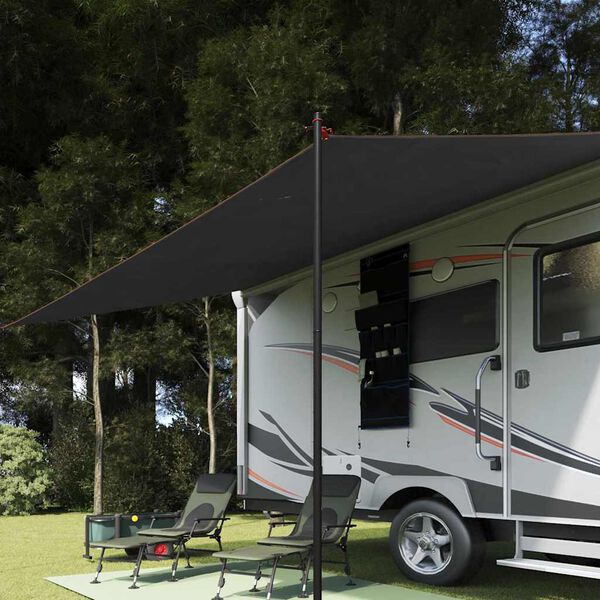 vidaXL Ūdensnecaurskatāma plēve ar jumtu