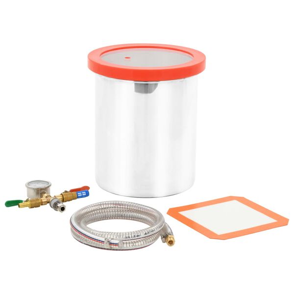 vidaXL vakuuma kamera, 11,42 L, nerūsējo&scaron;s tērauds