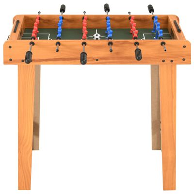 vidaXL mini galda futbols, kļavas koka krāsa, 69x37x62 cm