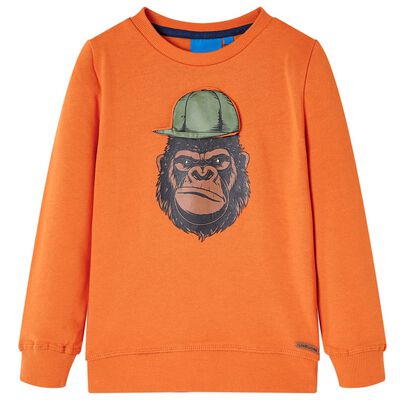 Bērnu džemperis, tumši oranžs, 92