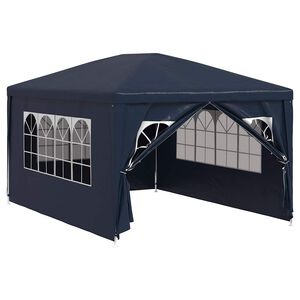 vidaXL svinību telts, 3x4 m, zila