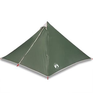 vidaXL ģimenes telts, tipi, 7 personām, zaļa, ūdensnecaurlaidīga
