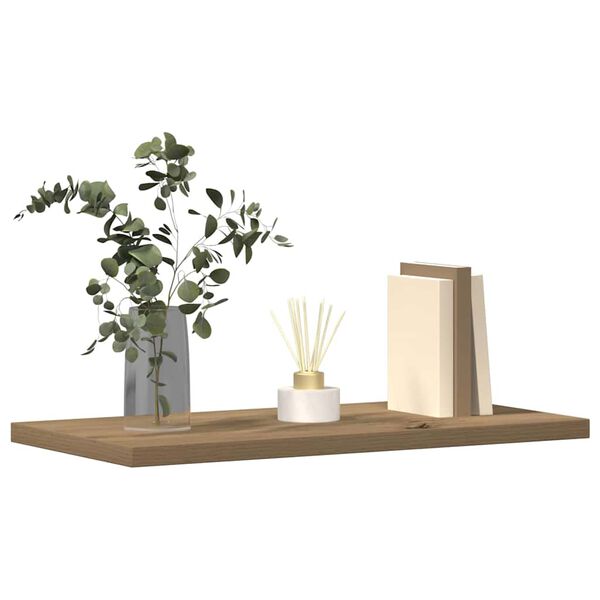 vidaXL sienas plaukti 4 gab. koka krāsa 40x20x1,5 cm inženierijas koks