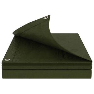 vidaXL Pārklājs ar acīm Zaļa 2 x 3 m 180 gsm PE
