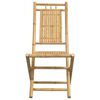 vidaXL saliekamie dārza krēsli, 8 gab., 46x66x99 cm, bambuss