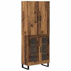 vidaXL Augstais skapītis 2 gab. Vecs koks 69,5 x 34 x 180 cm