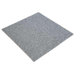 vidaXL Paklāja flīze Gai&scaron;i pelēka 50 x 50 cm 20 gab. PP un bitumens