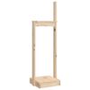 vidaXL malkas statīvs, 33,5x30x110 cm, priedes masīvkoks