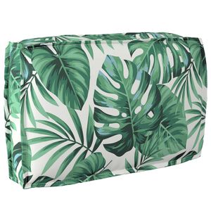 vidaXL Spilvens Lapa Lapu raksts 60 x 40 x 12 cm Oksforda audums
