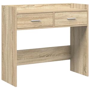 vidaXL Konsoles galds Sonomas ozols 90 x 35 x 80 cm Inženierijas koks
