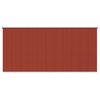 vidaXL Āra rullo aizkars 90% UV aizsardzība Terakota 400 x 140 cm HDPE