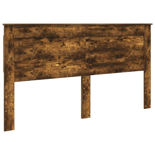 vidaXL Galvgalis ar galvas klāju Dūmaka ozols 200 cm Inženierijas koks