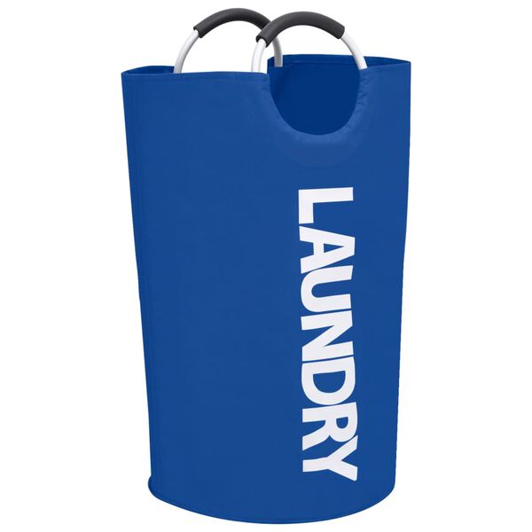 vidaXL veļas grozs, zils
