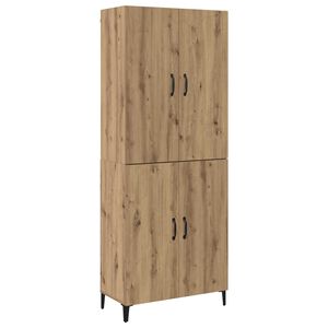 vidaXL Augstais skapītis 2 gab. Artisānā ozols 69,5 x 34 x 180 cm