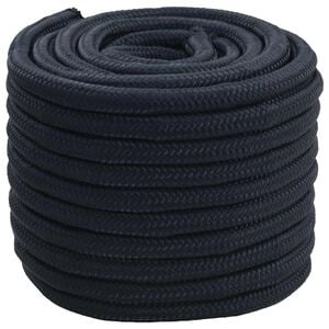 vidaXL Laivu virvju Karaliski zils 50 m Poliesters