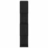 vidaXL Grāmatplaukts Melns ozolkoks 70 x 24 x 129 cm Inženierijas koks