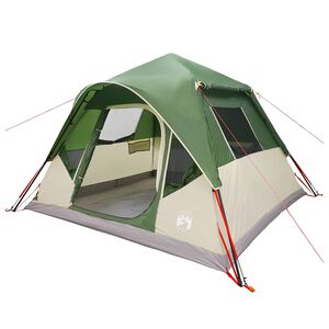 vidaXL Momentāna Telts Zaļa 305 x 275 x 190 cm Poliesters un tērauds