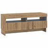 vidaXL LED TV skapītis Artisan Ozols Inženierijas koks
