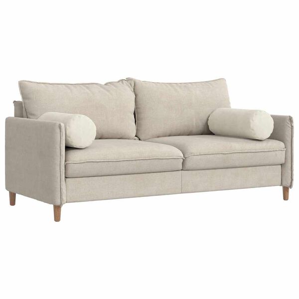 vidaXL Spilveni 2 pcs Krēmkrāsa &Oslash; 25 x 70 cm Korduroja audums