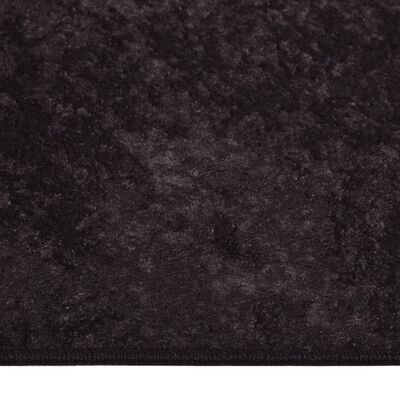 vidaXL paklājs, 120x180 cm, antracītpelēks, mazgājams, neslīdošs