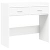vidaXL Konsoles galds Balts 90 x 35 x 80 cm Inženierijas koks