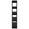 vidaXL grāmatu plaukts, aizslietnis, melns, 100x30x160 cm