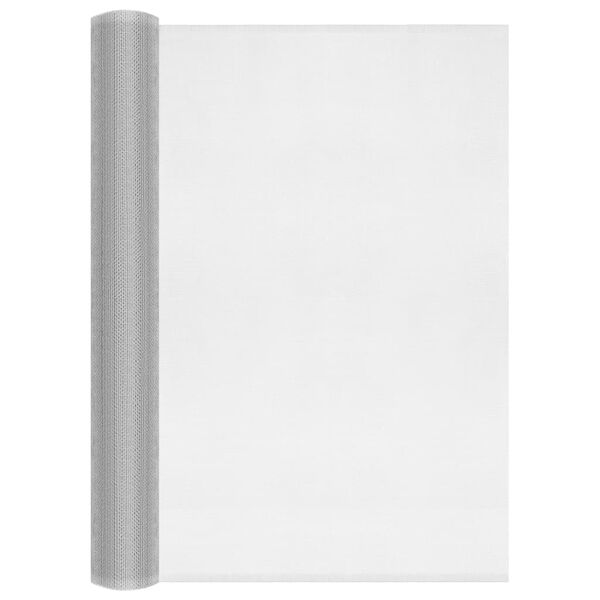 vidaXL siets, alumīnijs, 60x1000 cm, sudraba krāsā