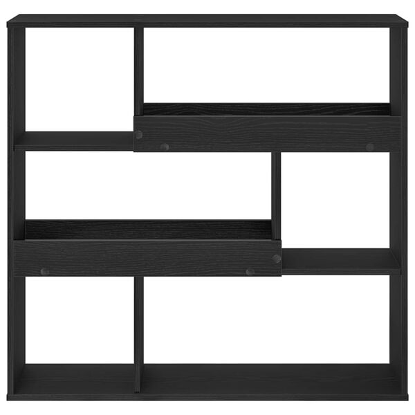 vidaXL Grāmatu plaukts Melns ozolkoks 100 x 33 x 94,5 cm