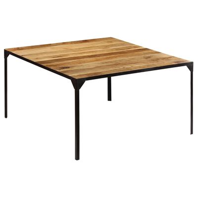 vidaXL virtuves galds, 140x140x76 cm, mango masīvkoks
