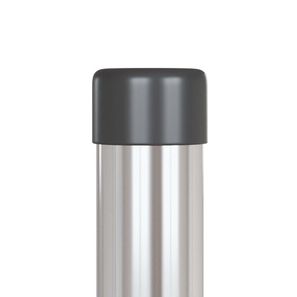 vidaXL Žoga āķis 12 pcs Sudraba 120 cm Pulverkrāsots tērauds