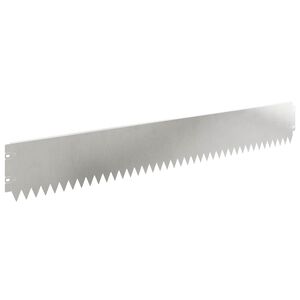 vidaXL Zāliena Apmale 10 gab. 103 x 15 cm Tērauds Sudraba