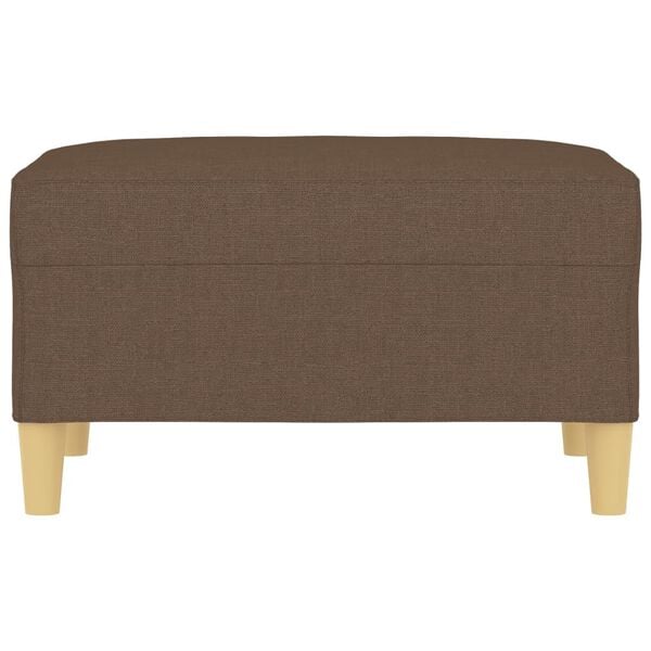 vidaXL kājsoliņ&scaron;, 70x55x41 cm, brūns audums