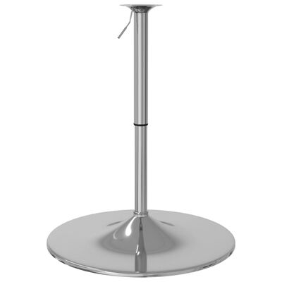 vidaXL bāra galda pamatne, 45x90 cm, hromēts tērauds