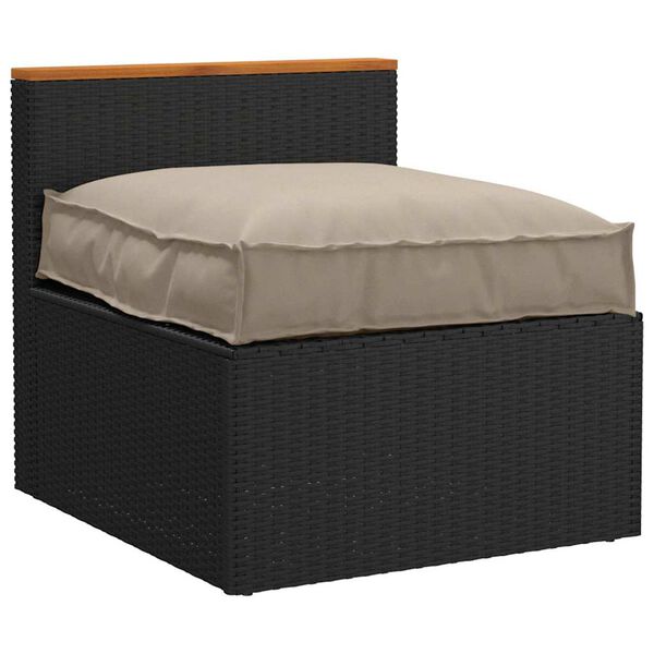 vidaXL Spilvens Pelēkbrūna 70 x 70 x 12 cm Oksforda audums