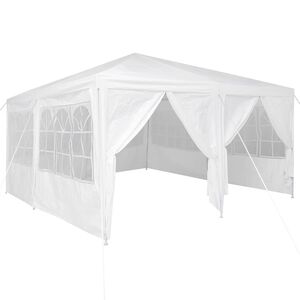 vidaXL Balles telts Balts 400 x 400 x 266 cm Polietilēns