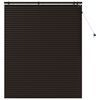 vidaXL Venēcijas žalūzija Tum&scaron;i brūna 135 x 160 cm 35 mm
