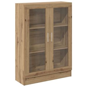 vidaXL grāmatu plaukts, koka krāsa, 82,5x30,5x115cm, inženierijas koks