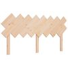 vidaXL gultas galvgalis, 159,5x3x80,5 cm, priedes masīvkoks