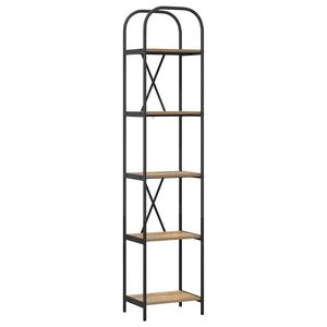 vidaXL Grāmatu plaukts 5 līmeņi 40 x 30 x 183 cm Inženierijas koks