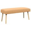 vidaXL sols Vienkrāsains Bē&scaron;a 110 x 40 x 46 cm Boucl&eacute;