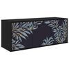 vidaXL Sienā montējams TV skapis DOKKUM 102 x 33 x 40 cm Melns ozols