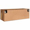 vidaXL Sienā piestiprināms skapis Vecs koks 100 x 36,5 x 35 cm