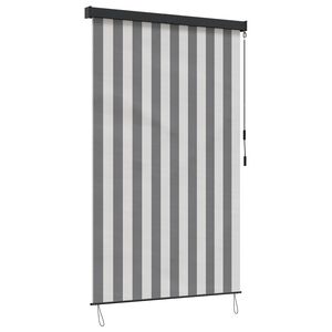 vidaXL Rullo žalūzija Antracīts un balts 140 x 250 cm