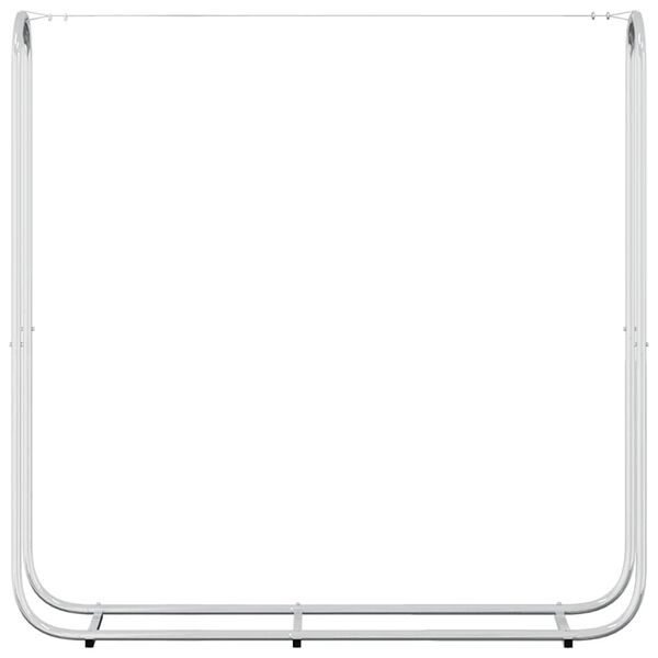 vidaXL malkas uzglabā&scaron;anas statīvs, 150x25x150 cm, cinkots tērauds