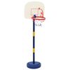 vidaXL Basketbola statīvs ar regulējamu bumbu un sūkni 90/121 cm