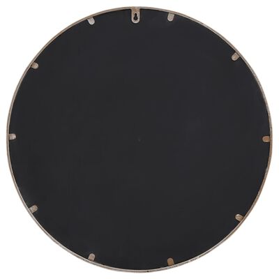vidaXL spogulis, smilškrāsa, 60x4 cm, dzelzs, apaļš, iekštelpām