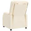 vidaXL masāžas krēsls, krēmkrāsas mākslīgā āda