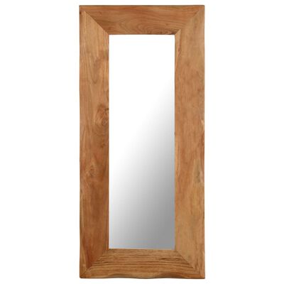 vidaXL spogulis, 50x110 cm, akācijas masīvkoks